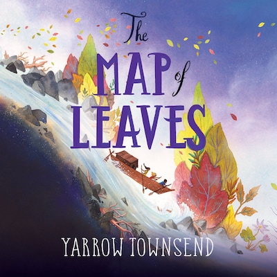 The Map of Leaves – omslag van het luisterboek van Yarrow Townsend