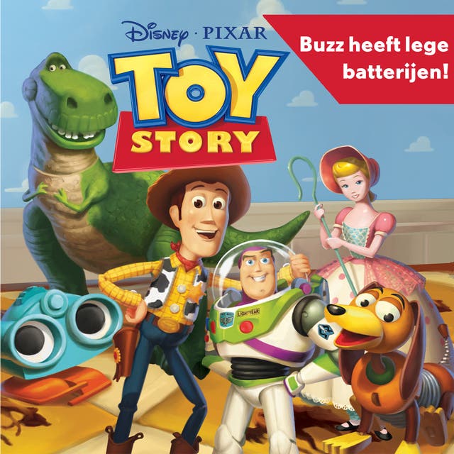 Toy Story - Buzz heeft lege batterijen! – omslag van het luisterboek van Disney Pixar