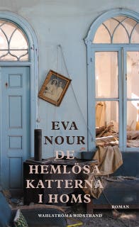 De hemlösa katterna i Homs – omslag till ljudboken av Eva Nour