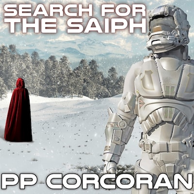 Search for the Saiph – omslag til lydbogen af PP Corcoran