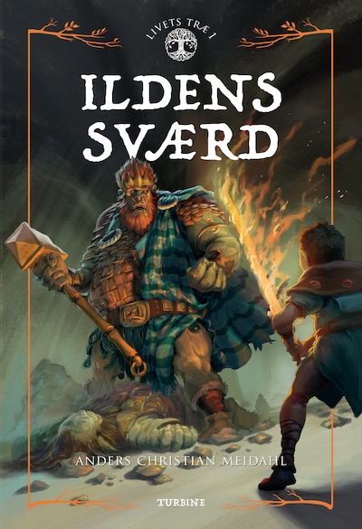 Ildens sværd – omslag til lydbogen af Anders Christian Meidahl