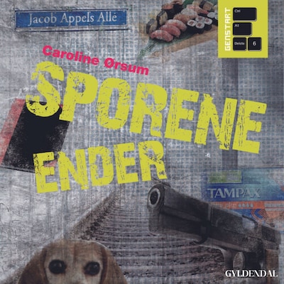 Sporene ender – omslag til lydbogen af Caroline Ørsum