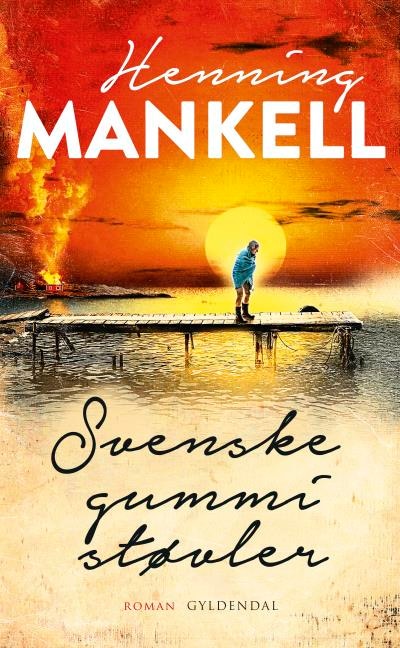 Svenske gummistøvler – omslag til lydbogen af Henning Mankell