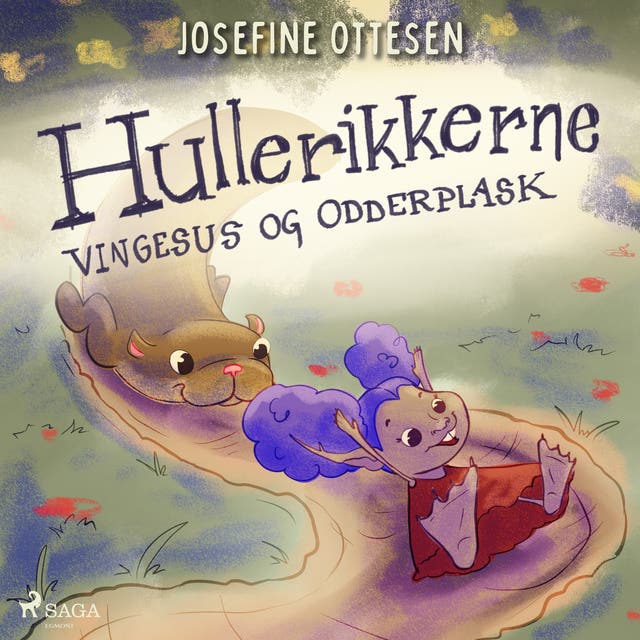 Hullerikkerne 3. Vingesus og odderplask – omslag til lydbogen af Josefine Ottesen