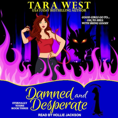 Damned and Desperate – omslag til lydbogen af Tara West