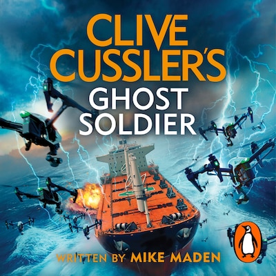 Clive Cussler’s Ghost Soldier – omslag til lydbogen af Mike Maden