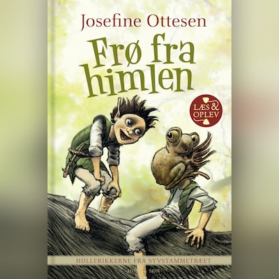 Hullerikkerne fra Syvstammetræet. Frø fra himlen – omslag til lydbogen af Josefine Ottesen