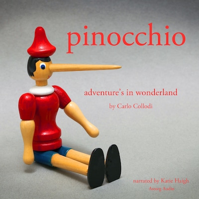 Pinocchio's Adventures in Wonderland – omslag til lydbogen af Carlo Collodi