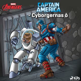 Captain America – Cyborgernas ö – omslag till ljudboken av Marvel