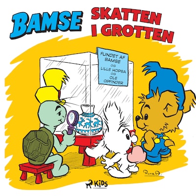 Bamse - Skatten i grotten – omslag til lydbogen af Rune Andréasson