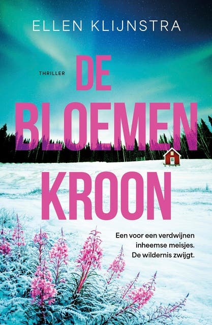 De bloemenkroon: Een voor een verdwijnen inheemse meisjes. De wildernis zwijgt... – omslag van het luisterboek van Ellen Klijnstra