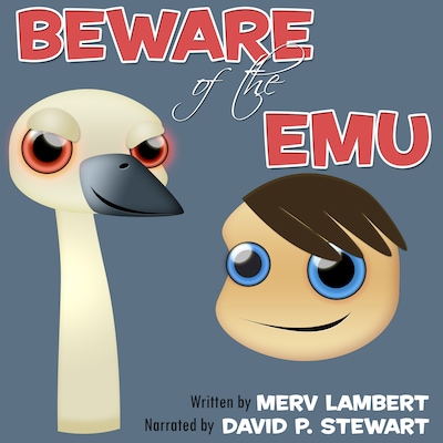 Beware of the Emu – okładka audiobooka, autor Merv Lambert