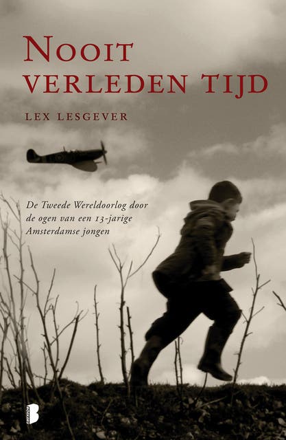 Nooit verleden tijd – omslag van het luisterboek van Lex Lesgever