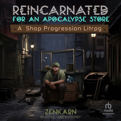 Reincarnated for an Apocalypse Store – omslag til lydbogen af Zenkarn