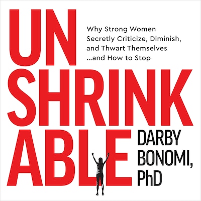 Unshrinkable – omslag til lydbogen af Darby Bonomi