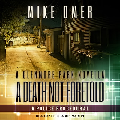 A Death Not Foretold – omslag til lydbogen af Mike Omer