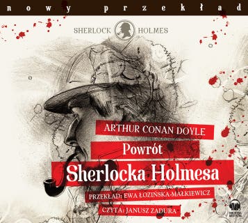 Powrót Sherlocka Holmesa – okładka audiobooka, autor Arthur Conan Doyle