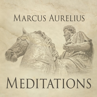 Meditations – omslag til lydbogen af Marcus Aurelius
