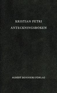 Anteckningsboken : artiklar i urval 1985-2003 – omslag till ljudboken av Kristian Petri