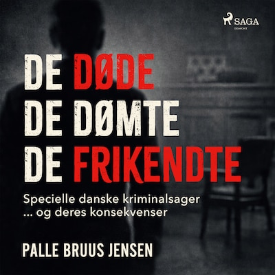 De døde, de dømte, de frikendte – omslag til lydbogen af Palle Bruus Jensen