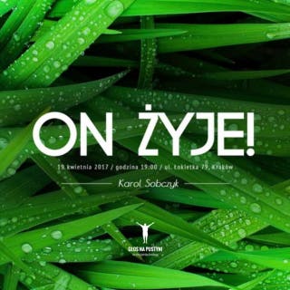 On żyje! – okładka audiobooka, autor Karol Sobczyk