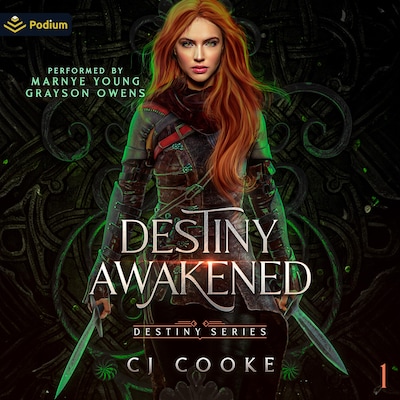 Destiny Awakened – omslag til lydbogen af CJ Cooke