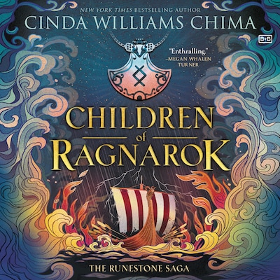 Runestone Saga: Children of Ragnarok – omslag til lydbogen af Cinda Williams Chima