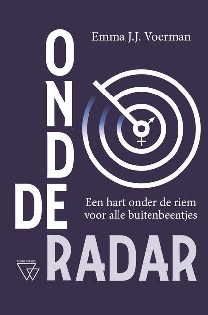 Onder de radar: Een hart onder de riem voor alle buitenbeentjes – omslag van het luisterboek van Emma J.J. Voerman
