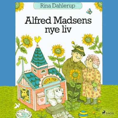 Alfred Madsens nye liv – omslag til lydbogen af Rina Dahlerup