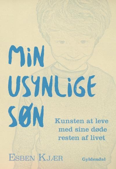 Min usynlige søn – omslag til lydbogen af Esben Kjær