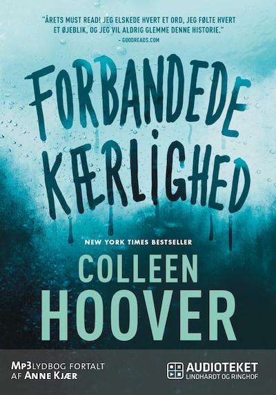 Forbandede kærlighed – omslag til lydbogen af Colleen Hoover