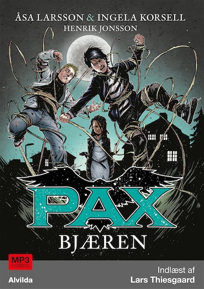 PAX 4: Bjæren – omslag til lydbogen af Åsa Larsson, Ingela Korsell