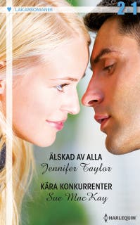 Älskad av alla / Kära konkurrenter – omslag till ljudboken av Jennifer Taylor,Sue MacKay