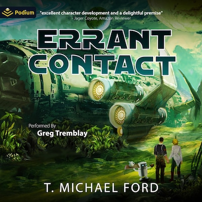 Errant Contact – omslag til lydbogen af T. Michael Ford