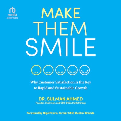 Make Them Smile – omslag til lydbogen af Dr. Sulman Ahmed