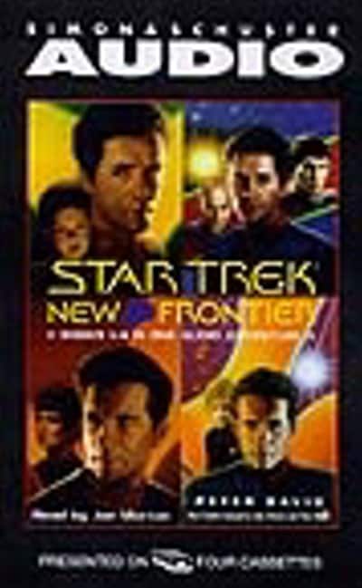 The New Frontier – omslag til lydbogen af Peter David
