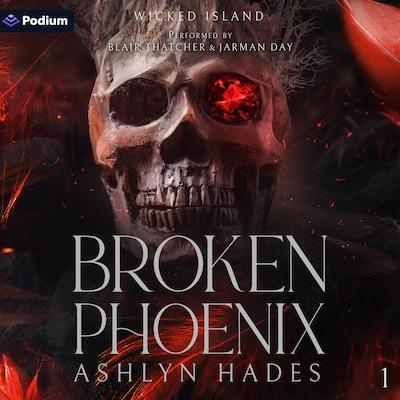 Broken Phoenix – omslag til lydbogen af Ashlyn Hades
