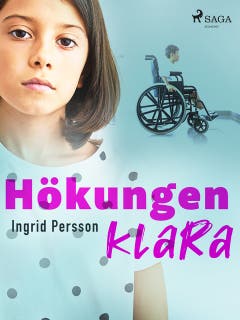 Hökungen Klara – omslag till ljudboken av Ingrid Persson