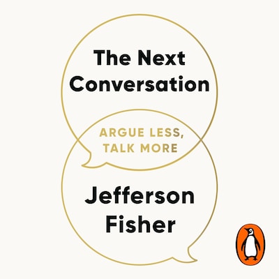The Next Conversation – omslag til lydbogen af Jefferson Fisher