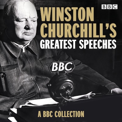 Winston Churchill's Greatest Speeches – omslag til lydbogen af Winston Churchill