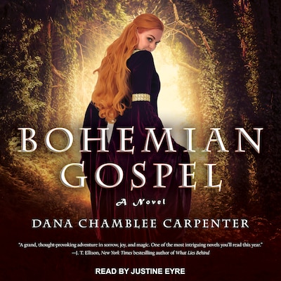 Bohemian Gospel – omslag til lydbogen af Dana Chamblee Carpenter
