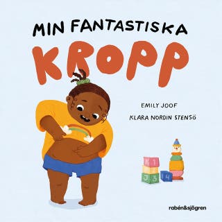 Min fantastiska kropp – omslag till ljudboken av Emily Joof