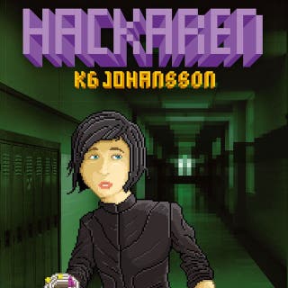 Hackaren – omslag till ljudboken av K.G. Johansson