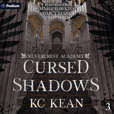 Cursed Shadows – omslag til lydbogen af KC Kean