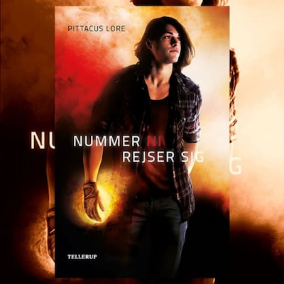 Arven fra Lorien #3: Nummer Ni rejser sig – omslag til lydbogen af Pittacus Lore