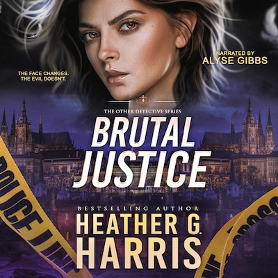 Brutal Justice – omslag til lydbogen af Heaher G. Harris