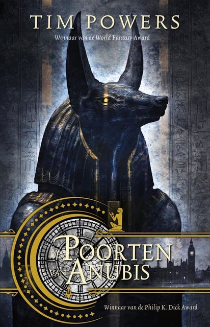 De poorten van Anubis – omslag van het luisterboek van Tim Powers
