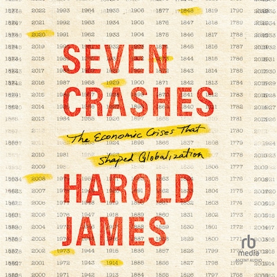 Seven Crashes – omslag til lydbogen af Harold James
