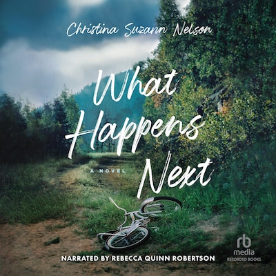 What Happens Next – omslag til lydbogen af Christina Suzann Nelson