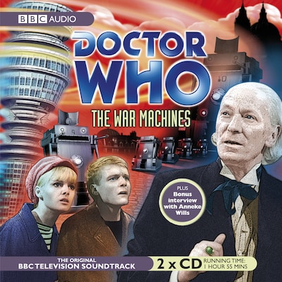 Doctor Who: The War Machines (TV Soundtrack) – omslag til lydbogen af Ian Stuart Black